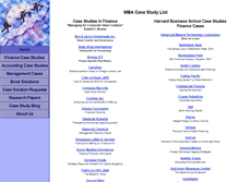 Tablet Screenshot of mbacasestudysolutions.com